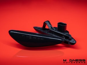 FIAT 124 Front Side Markers - set of 2 - w/ Dynamic LEDs - Smoked